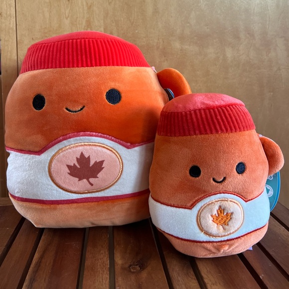 CROSS LIST* NWT 5” VHTF FTM Jeremiah The Maple Syrup Jar Squishmallows food - Picture 6 of 6